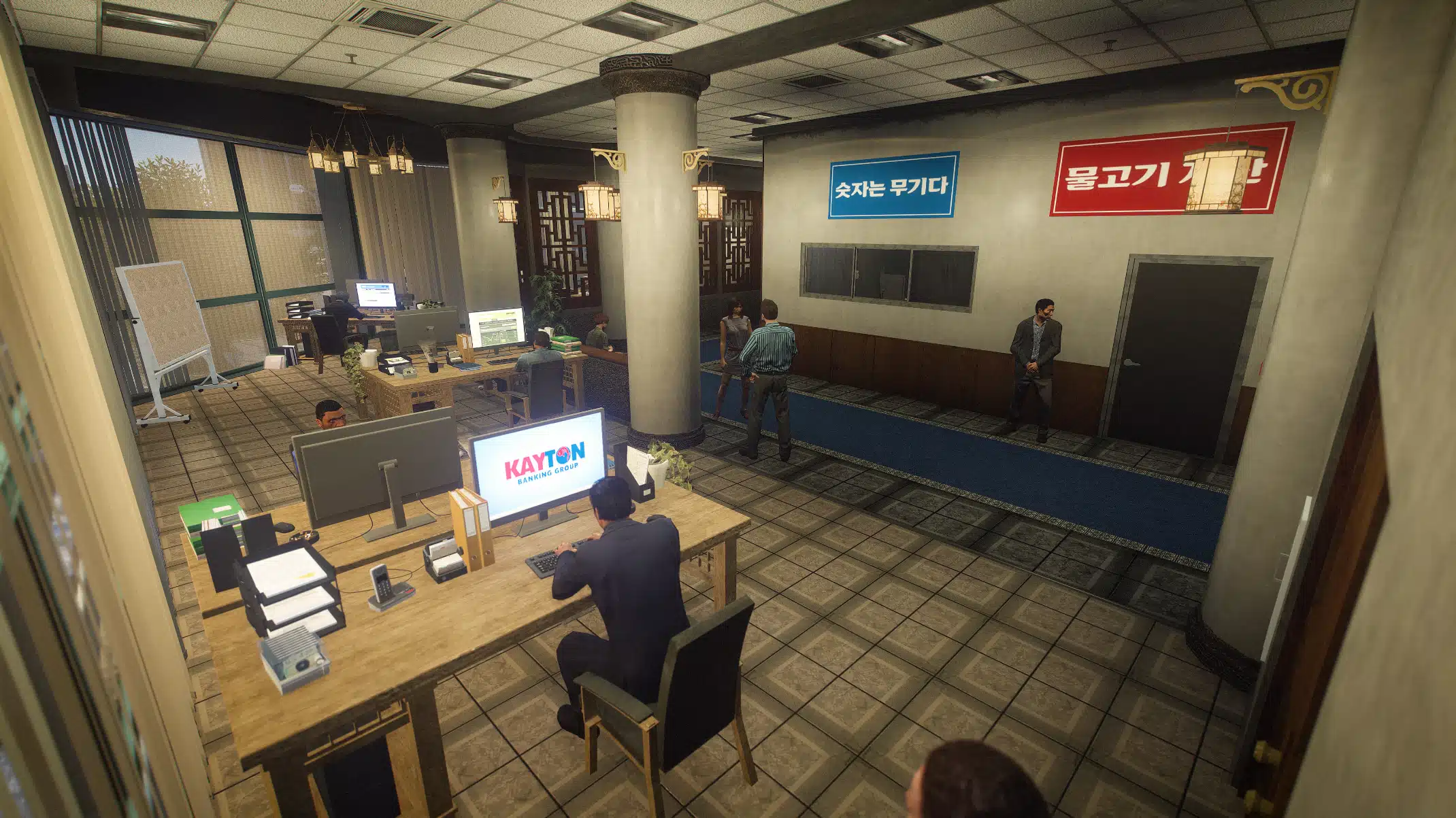 Peyote Casino Vinewood Boulevard interior view office, GTA V FiveM Interior MLO