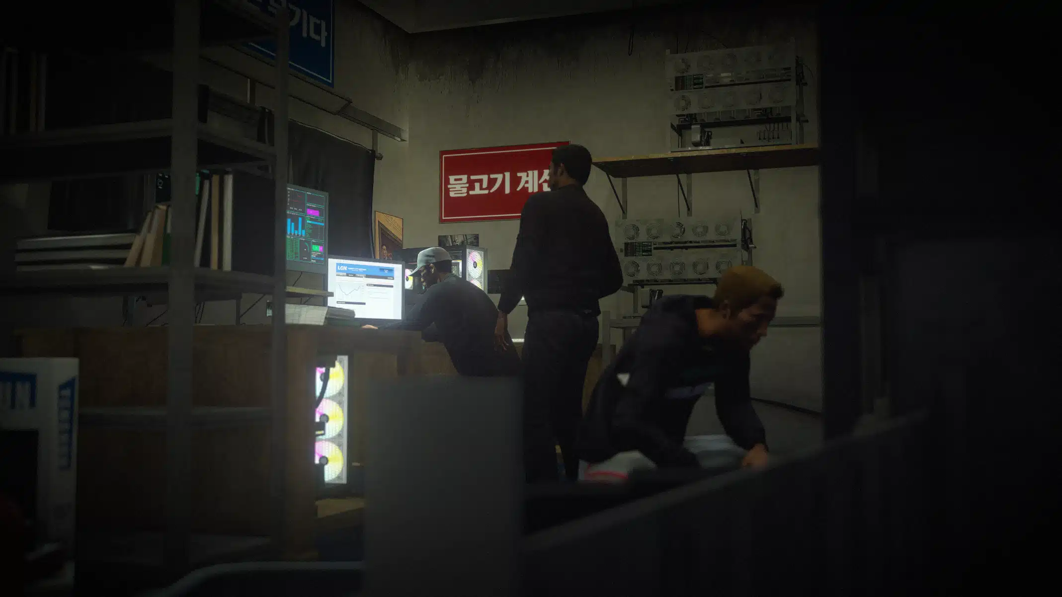 Peyote Casino Vinewood Boulevard view of the illuminated shop front, GTA V FiveM Interior MLO