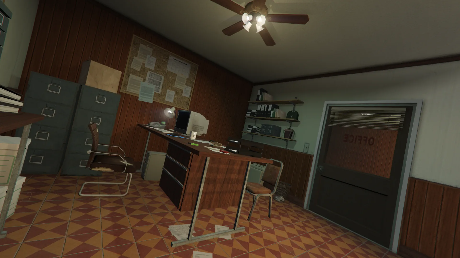 Laundry owner office GTA V FiveM Interior MLO