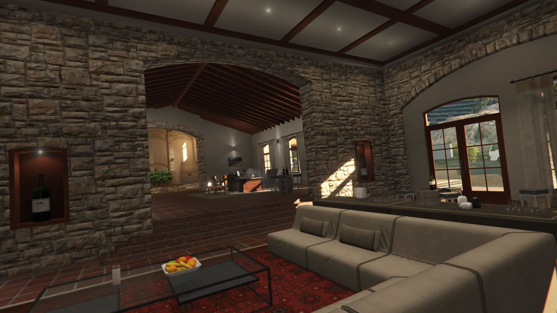Marlowe Vineyard private lounge GTA V FiveM Interior MLO