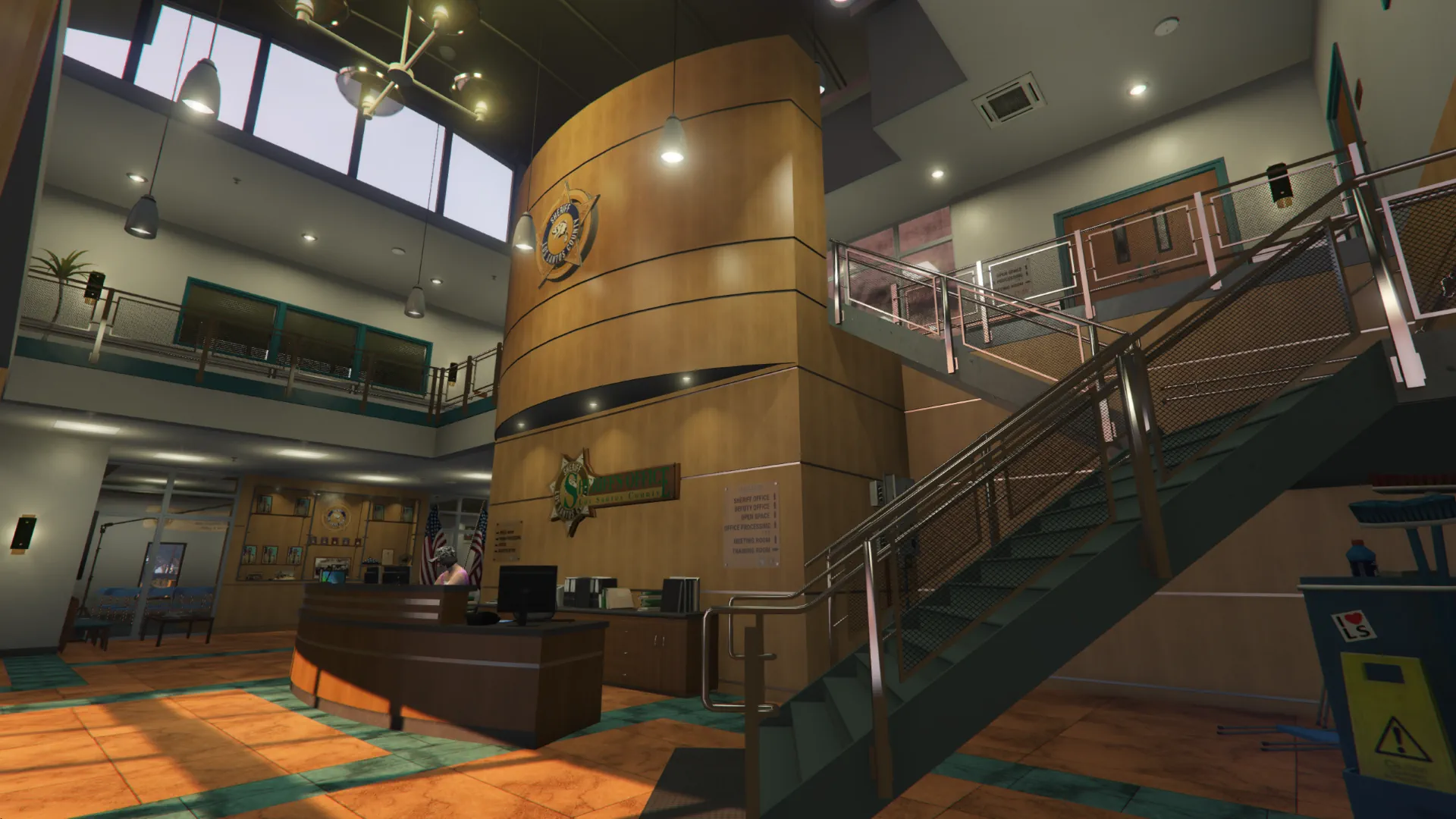 Sheriff Department entrance GTA V FiveM Interior MLO