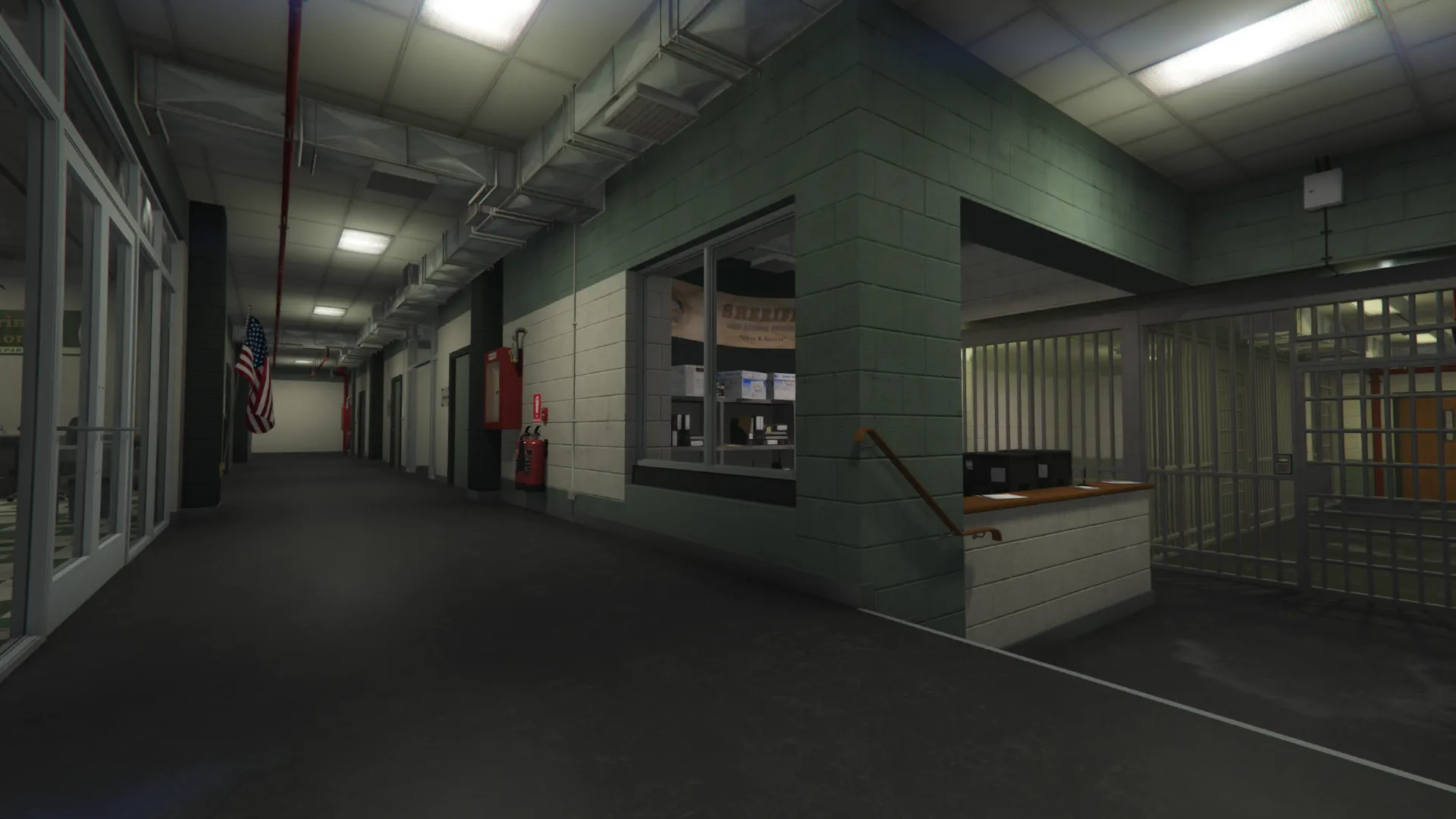 Sheriff Department basement entrance GTA V FiveM Interior MLO