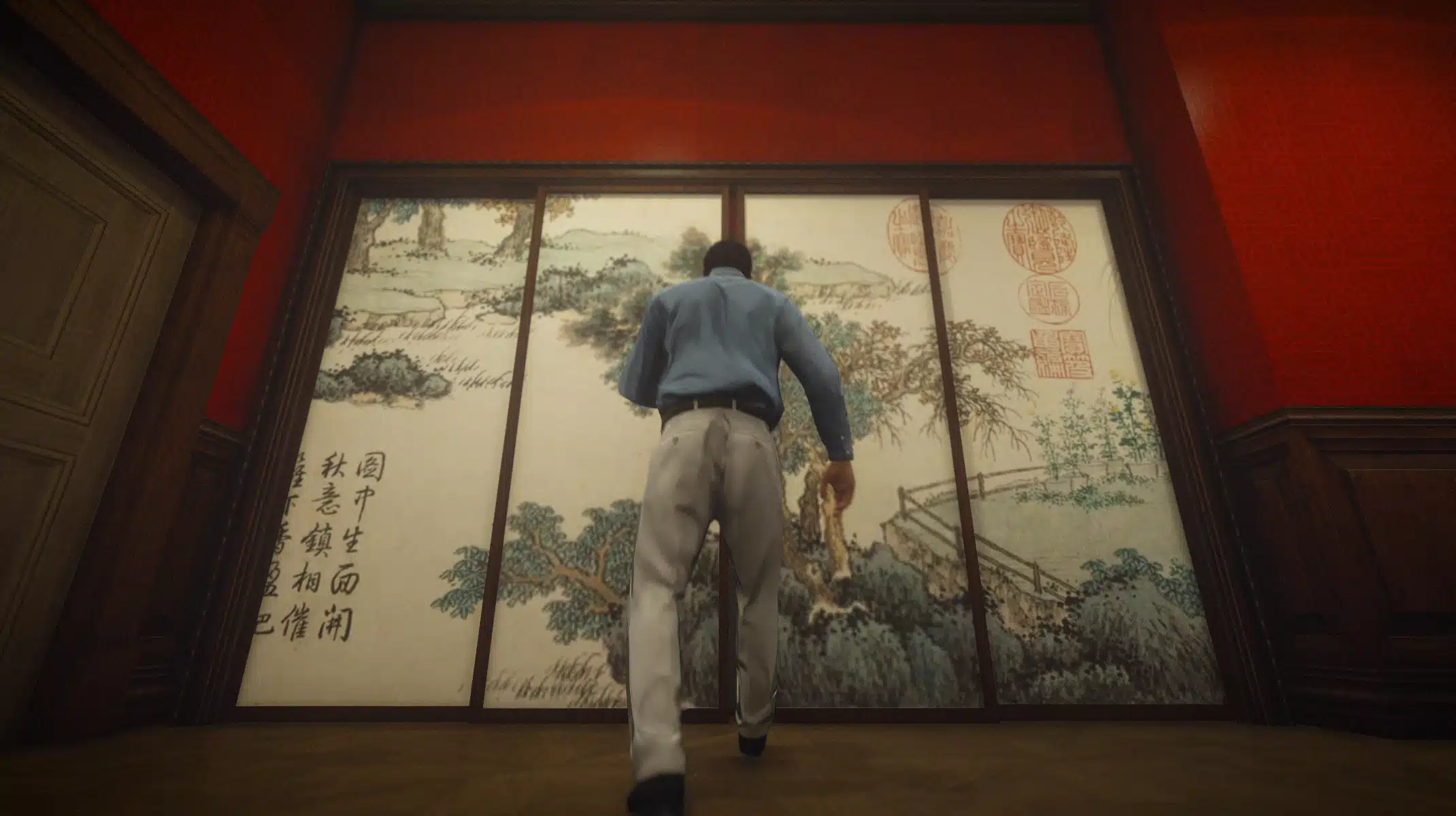 Peyote Casino Vinewood Boulevard view of the illuminated shop front, GTA V FiveM Interior MLO