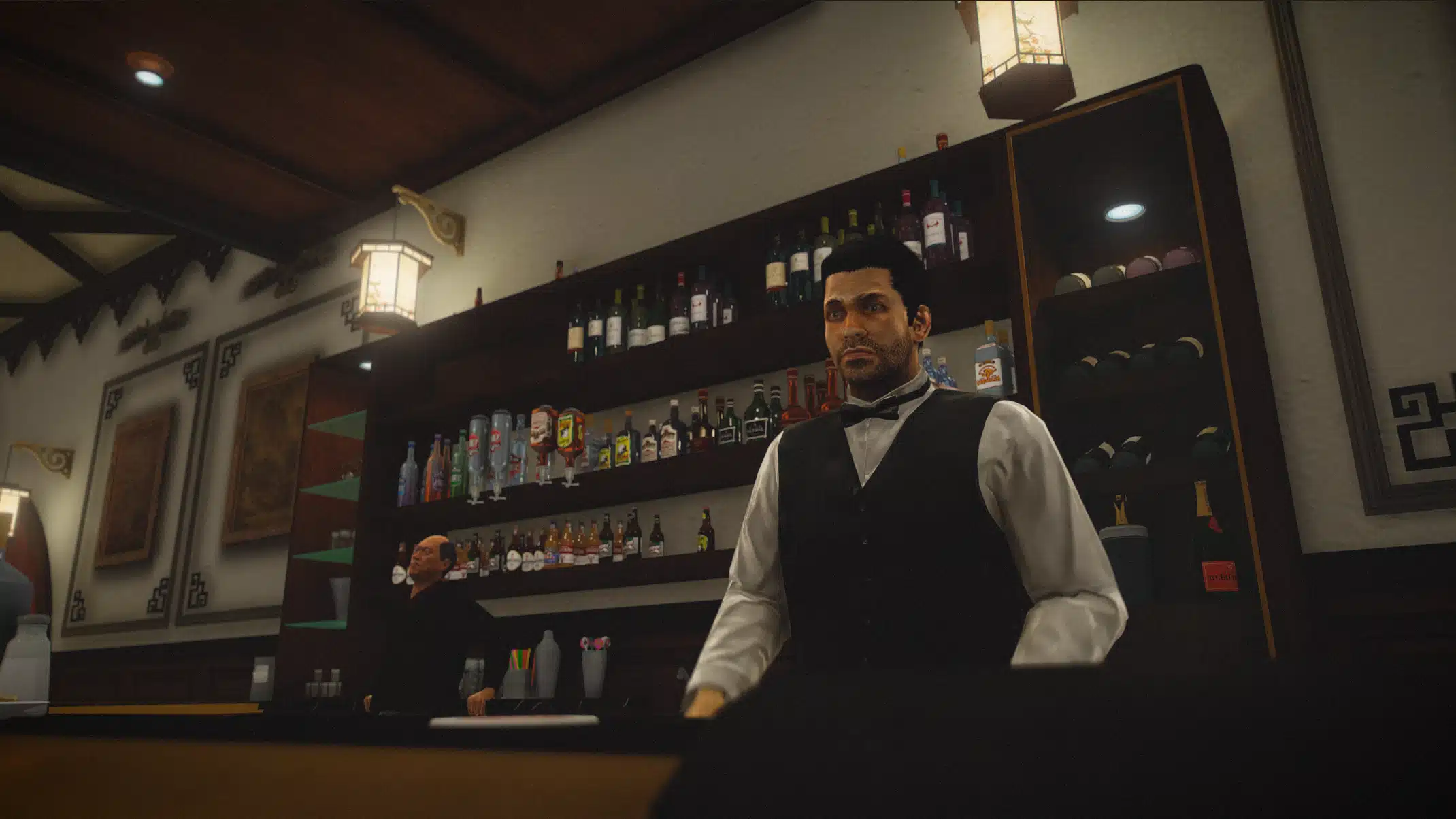 Peyote Casino Vinewood Boulevard view of the illuminated shop front, GTA V FiveM Interior MLO