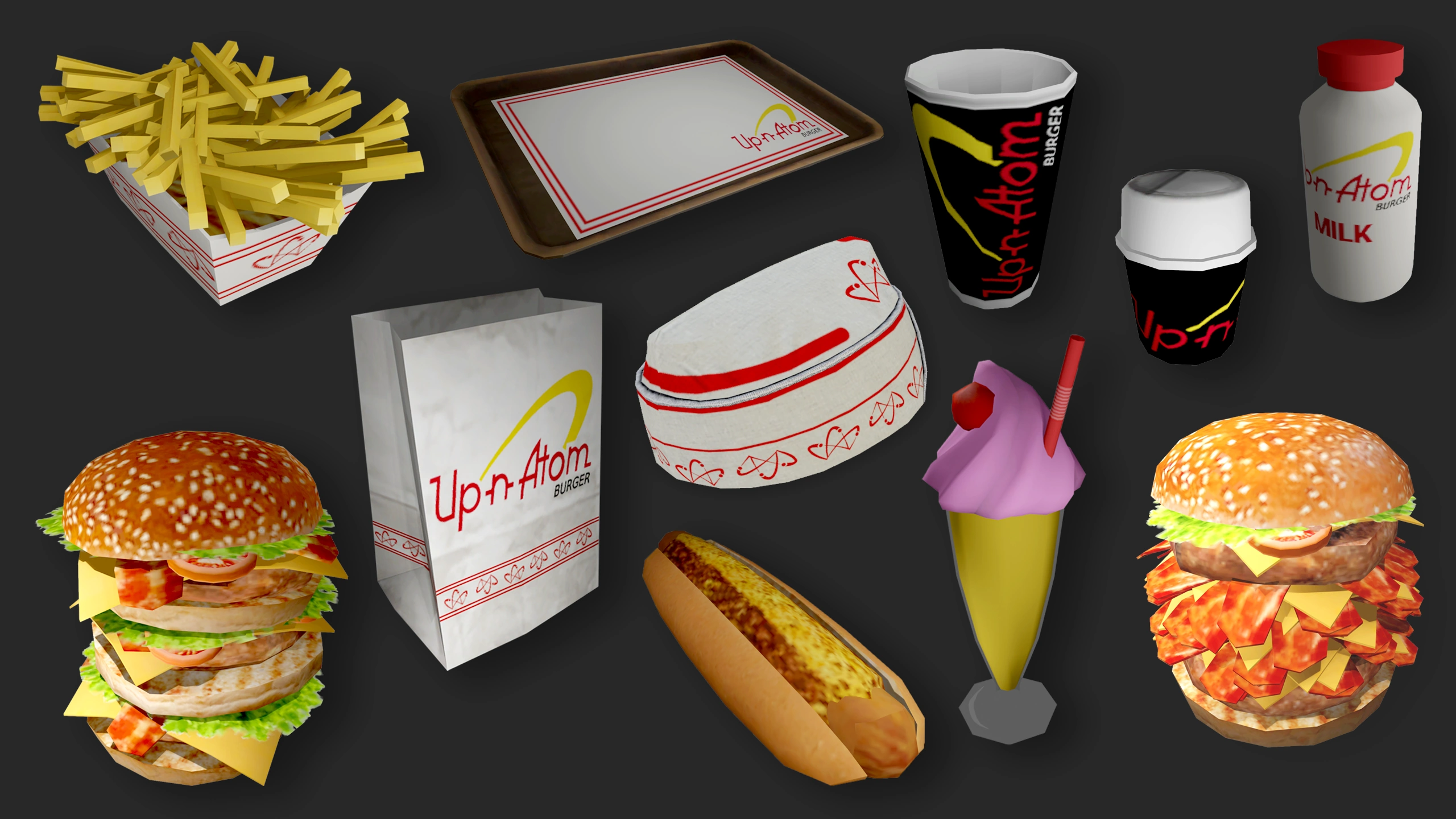All Up-N-Atom Food Props