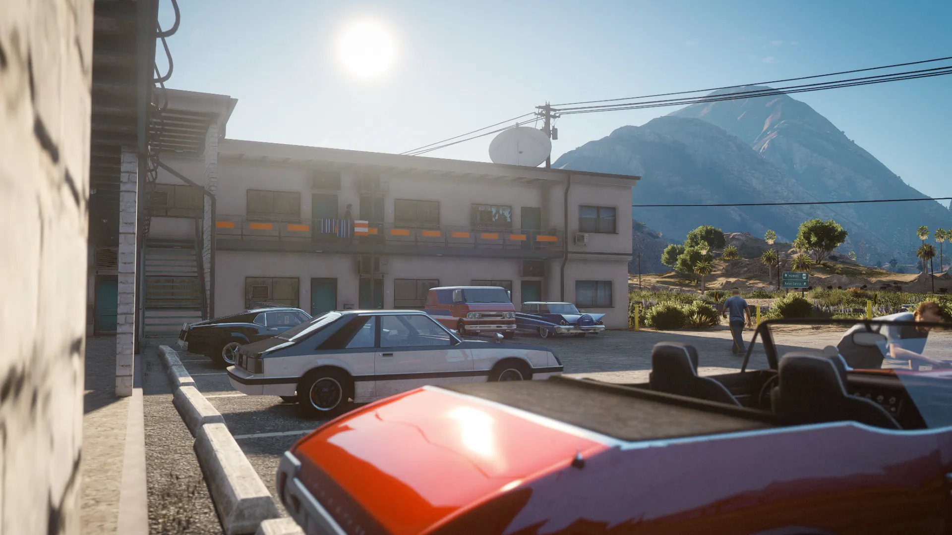 Yucca Motel exterior view Sandy Shores GTA V FiveM Interior MLO