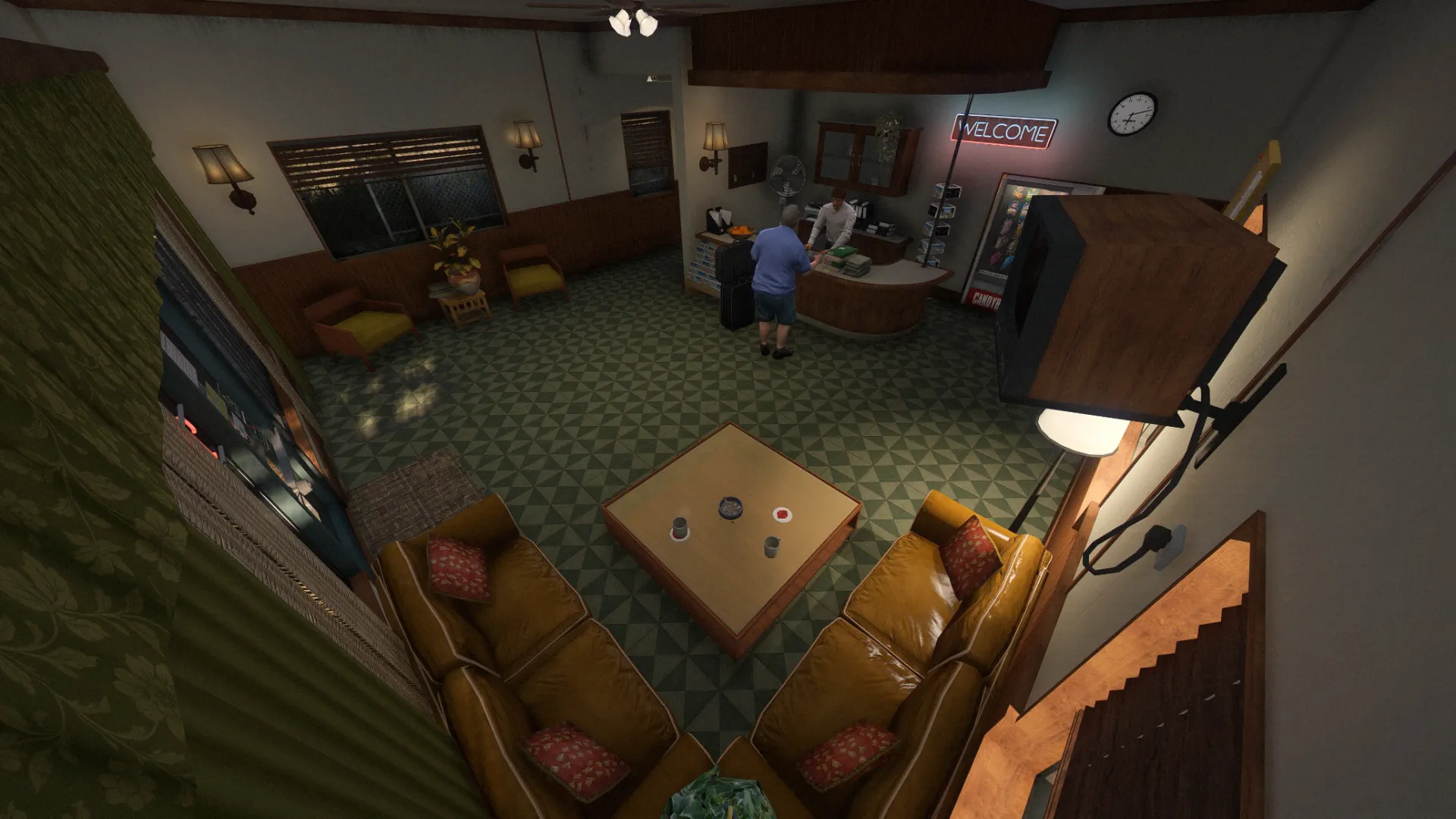 Yucca Motel reception GTA V FiveM Interior MLO
